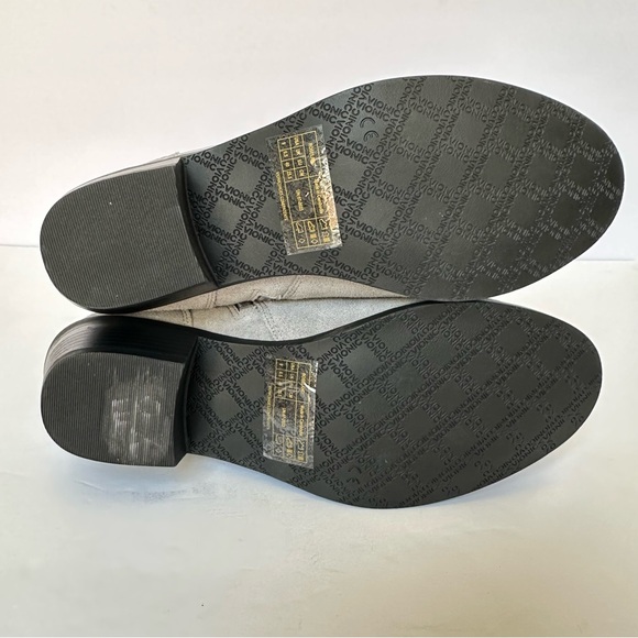 Vionic Roseland Light Gray Suede Arch Support Water Repellent Ankle Booties 9 - Picture 6 of 12